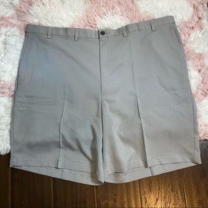 NWT Haggar Cool 18 Pro Oxford Shorts Mens Size 50W